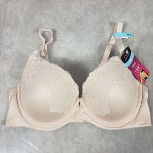 Maidenform Bra Womens 36c Comfort Devotion Your Lift Underwire Sandshell Padded